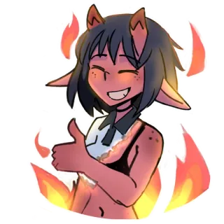 🏆 Lucifer Helltaker telegram sticker