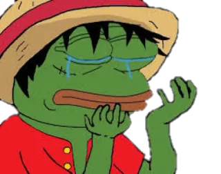 😭 Pepe the Frog Pepe, rã, chorando, meme, meme da internet telegram sticker