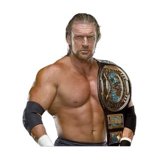 😊 Triple H WWE Lutteur, Muscle, Championnat, Athlète, Homme telegram sticker