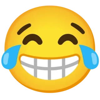 😂 อิโมจิ, หน้า, หัวเราะ, ร้องไห้, น้ำตา, มีความสุข whatsapp sticker