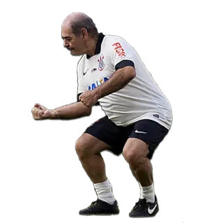 🙌 hombre, fútbol, fútbol, deporte, celebración, Corinthians, victoria whatsapp sticker