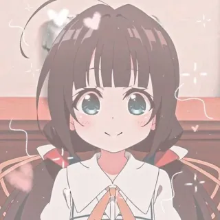 💗 Anime, Lindo, Chica, Manga, Dibujos animados, Kawaii telegram sticker