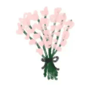 🌷 Blume, Blumenstrauß, Rosa, Blumenmuster, Geschenk, Süß, Romantisch telegram sticker