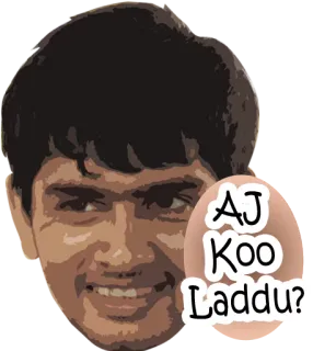 😏 AJ Koo Laddu? whatsapp sticker