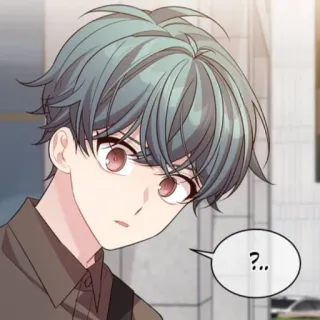 ❓ ?... อนิเมะ, มังงะ, คำถาม, การ์ตูน, ตัวละคร telegram sticker