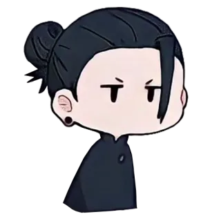 😶 Anime, Manga, Chibi, Charakter, Porträt, Ohrring telegram sticker