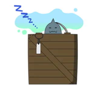 💤 Alphonse Elric Fullmetal Alchemist Anime, Cartoon, verschlafen, Kiste, Fanart, Alphonse Elric telegram sticker