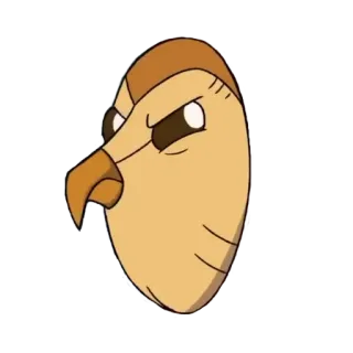 😠 dessin animé, hibou, oiseau, animation, autocollant telegram sticker