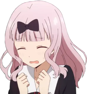 😦 Chika Fujiwara Kaguya-sama: Love Is War Anime, Chibi, Kawaii, Manga, Chika, Fujiwara whatsapp sticker