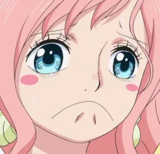 ☹️ Reiju Vinsmoke One Piece Anime, One Piece, Reiju Vinsmoke, Dibujos animados, Triste whatsapp sticker