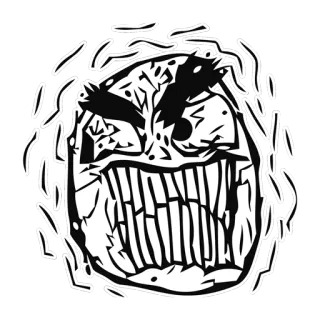 😡 rage, mème, colère telegram sticker