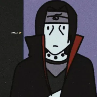😶 Itachi Uchiha Naruto Аниме, Наруто, Итачи, Учиха, Ниндзя, Манга, Стикер, Мультфильм telegram sticker
