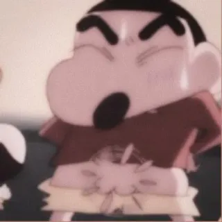 🐇 Shin-chan Crayon Shin-chan Anime, Cartoon, Shin-chan, Personage, Grappig, Kind telegram sticker