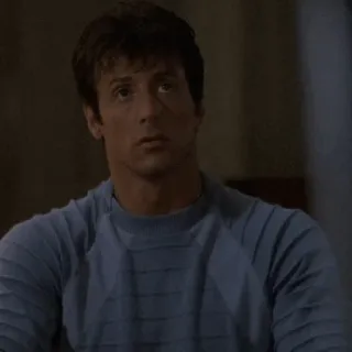 🌑 Sylvester Stallone actor, portrait, man, movie, celebrity telegram sticker