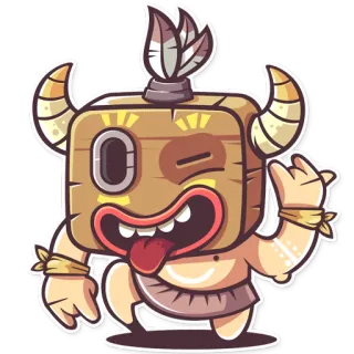 Tribal Masquerade telegram stickers