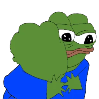 😃 Pepe the Frog pepe, カエル, エモート, ミーム telegram sticker