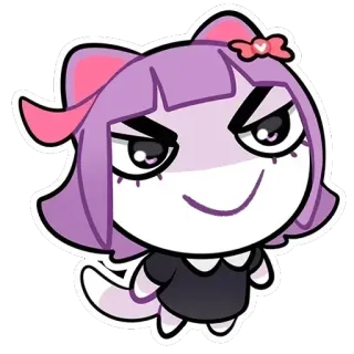 🙂 animal, cartoon, cute, sticker, cat, anthropomorphic telegram sticker