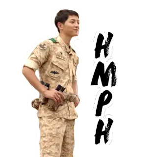 😤 HMPH soldier, military, uniform, korean, gun, attitude telegram sticker