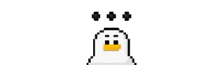 😐 Pixel art, Pingüino, Lindo, Animal, Dibujos animados telegram sticker