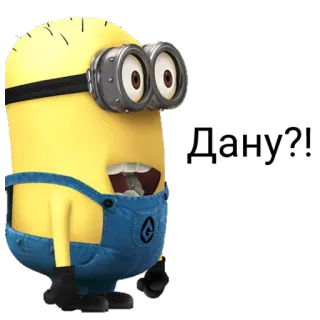 🙉 Minion Despicable Me cartoon, animated, yellow, minion, funny, surprise telegram sticker