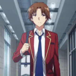 🎲 Ayanokoji Kiyotaka Classroom of the Elite Anime, Escola, Sala de aula, Elite, Ayanokoji whatsapp sticker