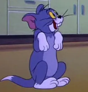 ❤️ Tom Cat Tom and Jerry cartone animato, gatto, personaggio, divertente, animazione telegram sticker