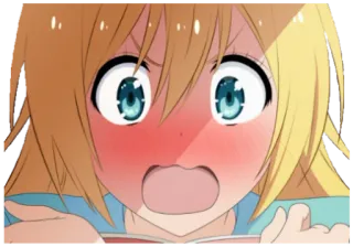 😱 anime, girl, blush, cute, cartoon, expression telegram sticker