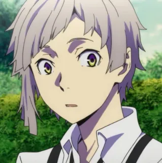 ☄ Atsushi Nakajima Bungo Stray Dogs Anime, Atsushi Nakajima, Bungo Stray Dogs, Personaje, Manga whatsapp sticker