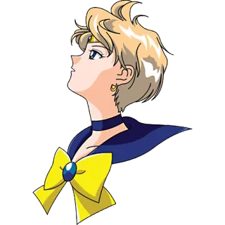 😗 Sailor Uranus Sailor Moon アニメ, キャラクター, 金髪, セーラームーン telegram sticker