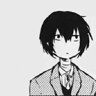 🥚 Osamu Dazai Bungo Stray Dogs Anime, Mangá, Dazai, Bungo Stray Dogs, Personagem telegram sticker