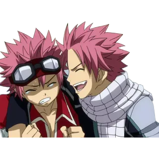 🙌 Natsu Dragneel Fairy Tail Anime, Fairy Tail, Natsu Dragneel, Amizade, Happy whatsapp sticker
