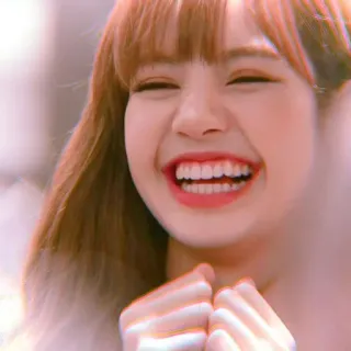 🌸 Lisa Лиса, Kpop, Blackpink, улыбка, женщина, певица telegram sticker