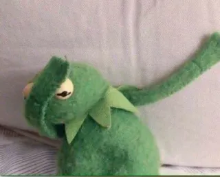 🌟 Kermit Kermit der Frosch, Muppet, Meme, Dabben whatsapp sticker