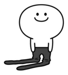 😁 Cartoon, Figur, Sticker, Glücklich telegram sticker