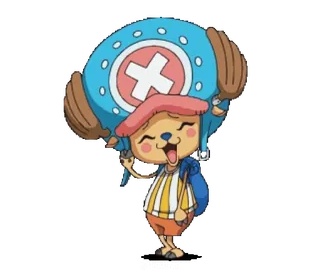 👋 Tony Tony Chopper One Piece 애니메이션, 원피스, 쵸파, 귀여운, 캐릭터 telegram sticker