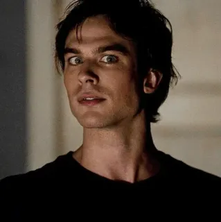 🦇 Damon Salvatore The Vampire Diaries Wampir, Serial TV, Dramat, Nadprzyrodzone, Ian Somerhalder telegram sticker