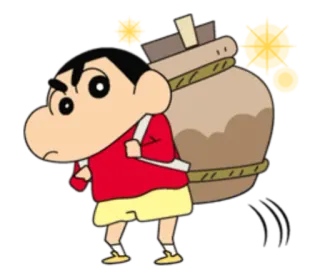 😐 Shin-chan Nohara Crayon Shin-chan Anime, Shin Chan, Dibujos animados, Personaje telegram sticker