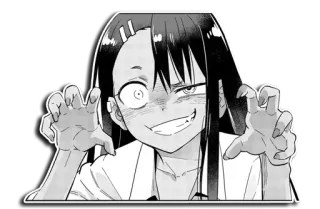 ⌨ Nagatoro Don't Toy with Me, Miss Nagatoro Anime, Manga, Nagatoro, Nie dokuczaj mi, Nagatoro, Panna Nagatoro telegram sticker