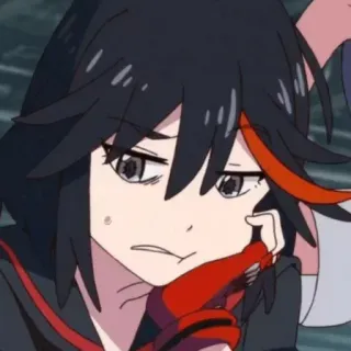 😔 Ryuko Matoi Kill la Kill Anime, Kill la Kill, Ryuko Matoi, Manga, Expression, Dégoût telegram sticker