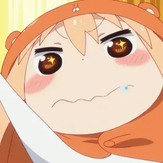 🌩 Umaru Doma Himouto! Umaru-chan Anime, Umaru, Lindo, Divertido, Manga, Himouto Umaru-chan, Kawaii telegram sticker