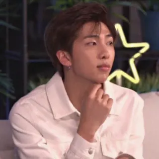 🍀 RM RM, Kpop, BTS, cantor, celebridade, ídolo, sul-coreano telegram sticker