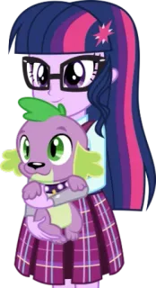 🙂 Twilight Sparkle My Little Pony Cartoon, Freundschaft, Pony, Reitsport, Freund, Magie whatsapp sticker