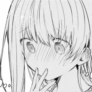 🥰 Anime, Gadis, Memerah, Lucu, Manga telegram sticker