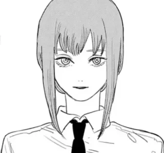 🙂 Makima Chainsaw Man anime, manga, character, makima, chainsaw man telegram sticker