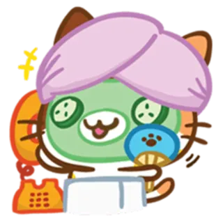 What does the cat say ... Meow @Nekosticker telegram stickers