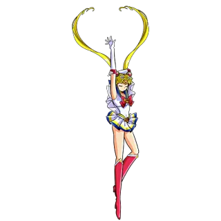 ❤ Sailor Moon アニメ, 魔法少女, 格闘, ステッカー telegram sticker