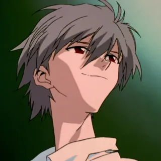 🧊 Nagisa Kaworu Neon Genesis Evangelion anime, boy, kaworu, evangelion, nagisa telegram sticker