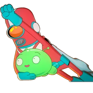 😊 Final Space Animation, Final Space, Cartoon, Weltraum telegram sticker