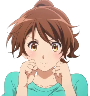 👊 Anime, Mädchen, Süß, Erröten telegram sticker