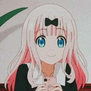 💌 Chika Fujiwara Kaguya-sama: Love Is War Anime, Chika Fujiwara, Kaguya-sama Love is War, Cartoon, Figur telegram sticker